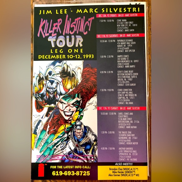 💥Vintage Wildcats Trilogy 1993 Comic Book - Picture 2 of 4